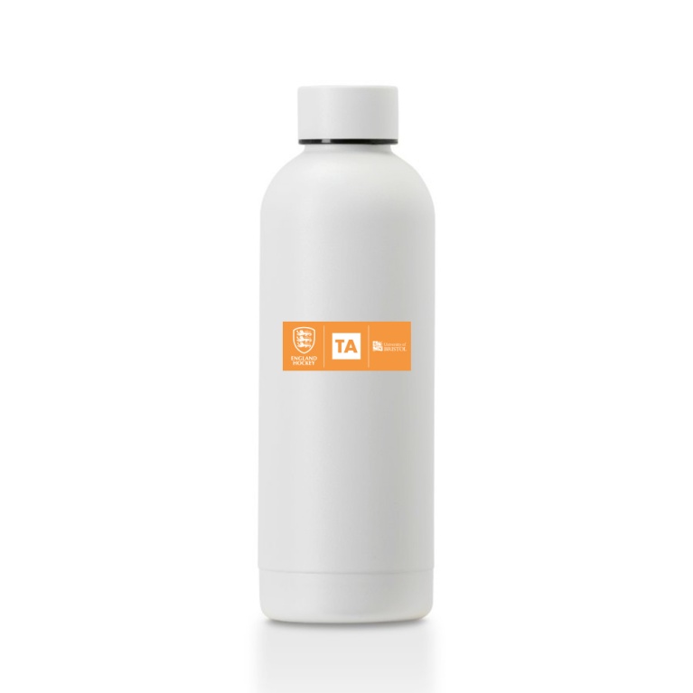 Bristol Hockey Talent Academy - Stainless Steel Bottle - White - 500ML