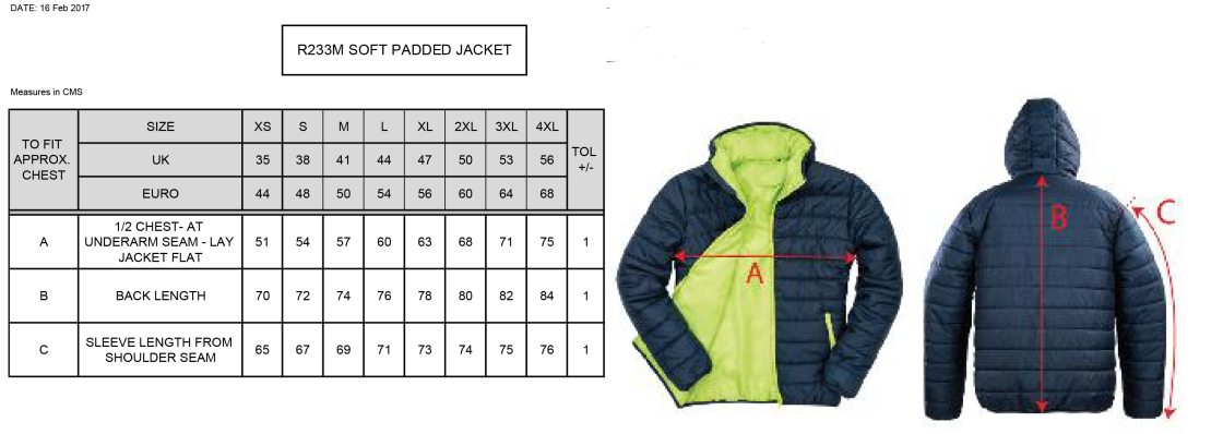 Bristol Hockey Talent Academy - Supersoft Jacket - Unisex Fit - Size Guide